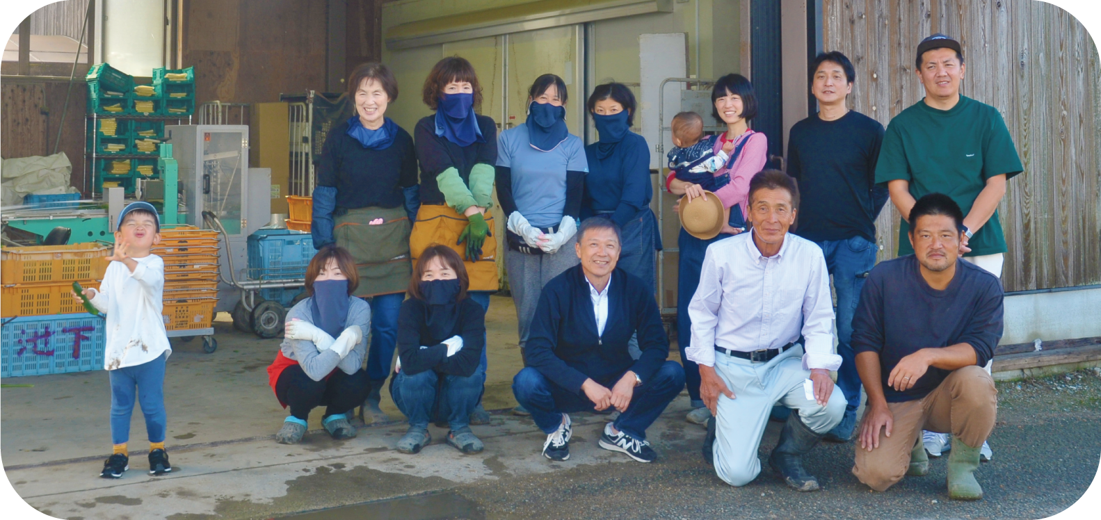 山口農園のみなさんで集合!